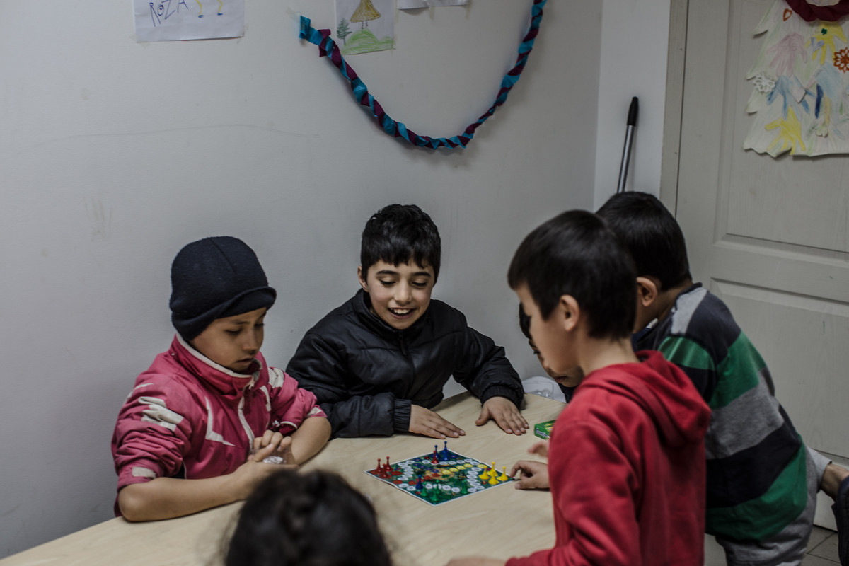 Serbia. Refugees stuck in transit