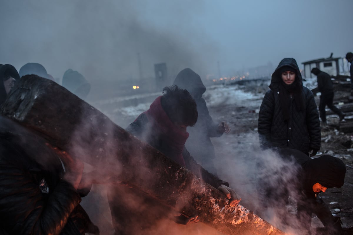 Serbia. Refugees stuck in transit