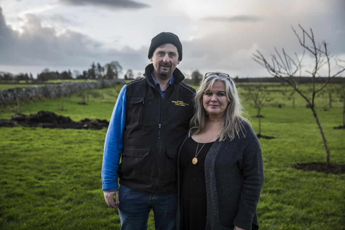 Ireland. An Irish social farming initiative giving Syrian refugee farmers an opportunity to work again