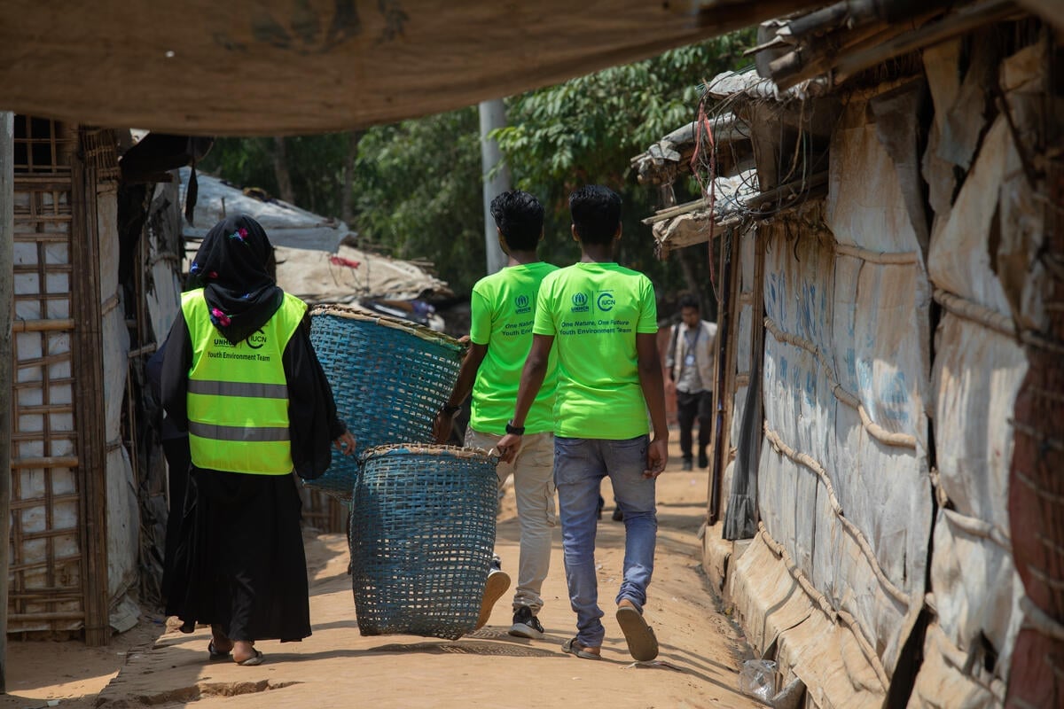 Bangladesh. Young Rohingya refugees champion environmental action in camps