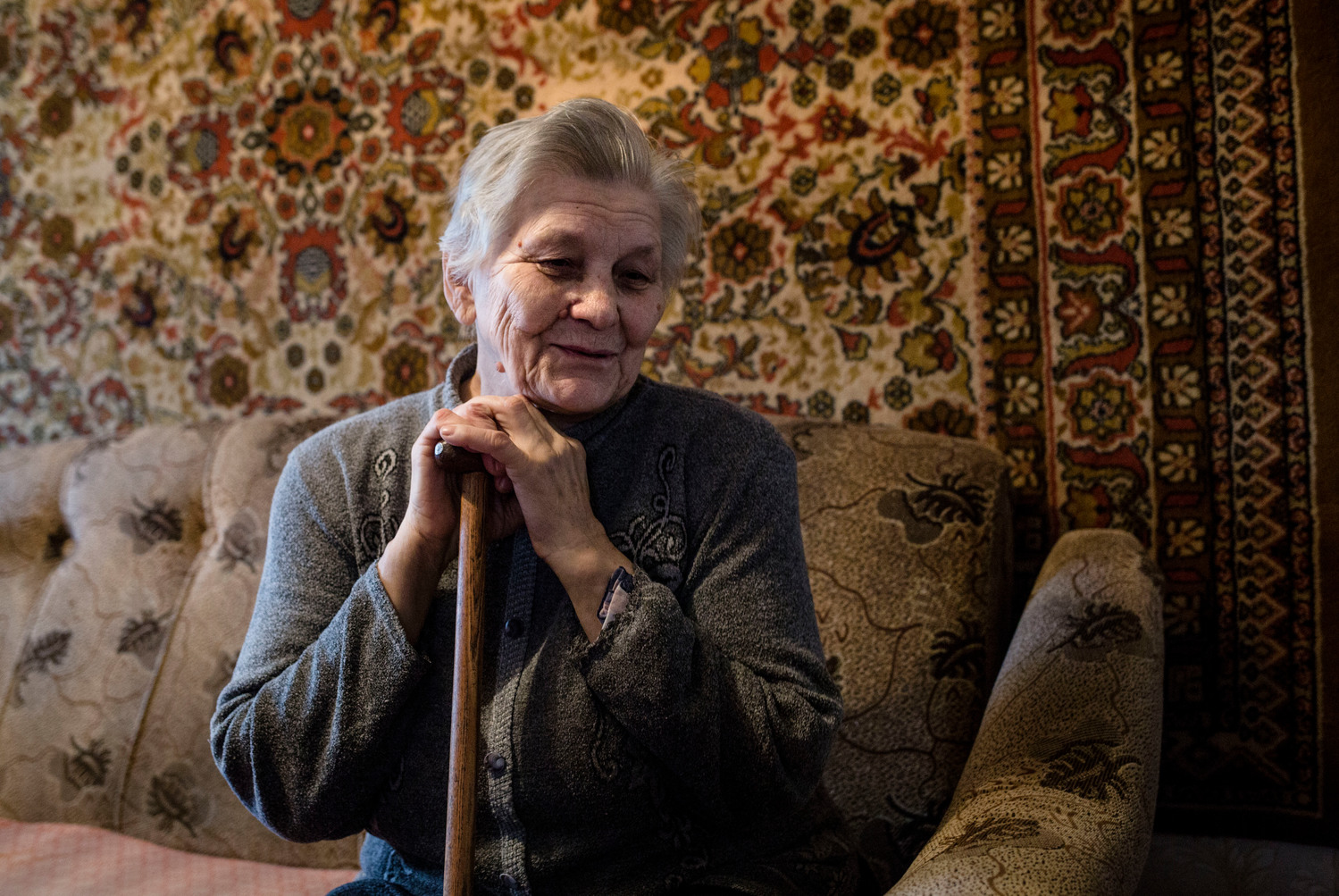 Ukraine. The elderly couple who won't leave the war zone