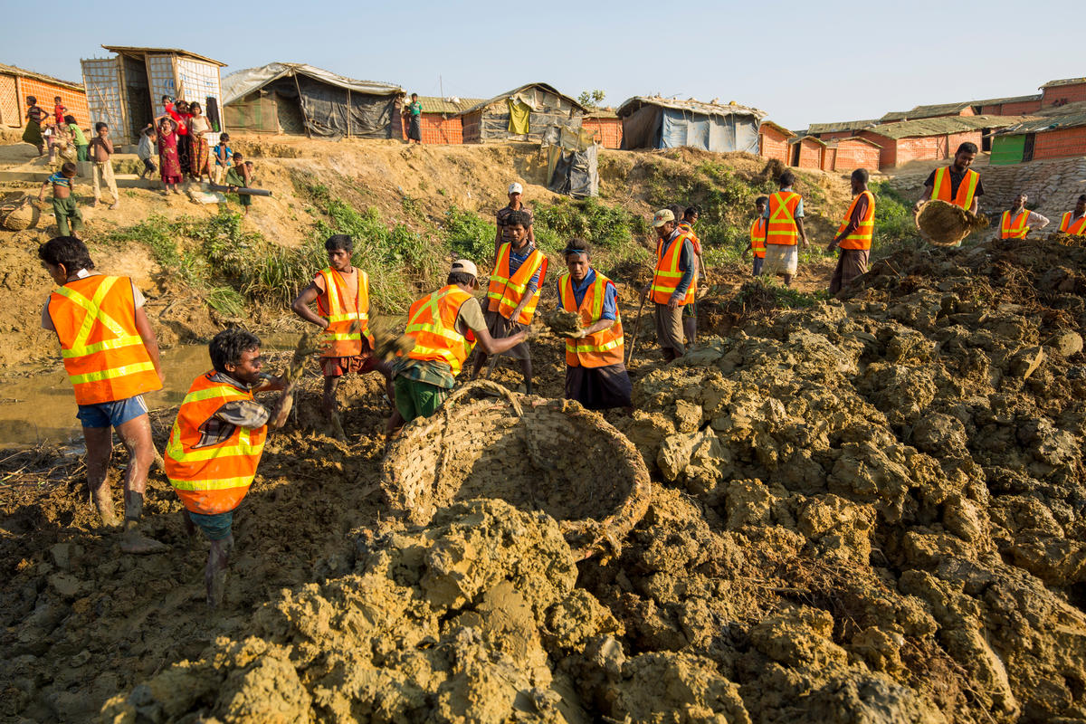 Bangladesh. Kutupalong expanded and made safer by UNHCR and partners