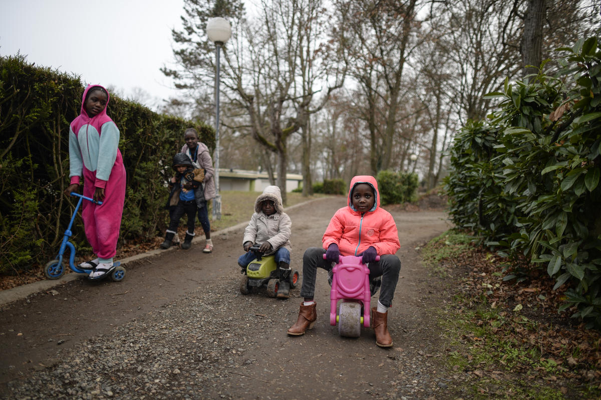 France.A Village opens homes for refugees