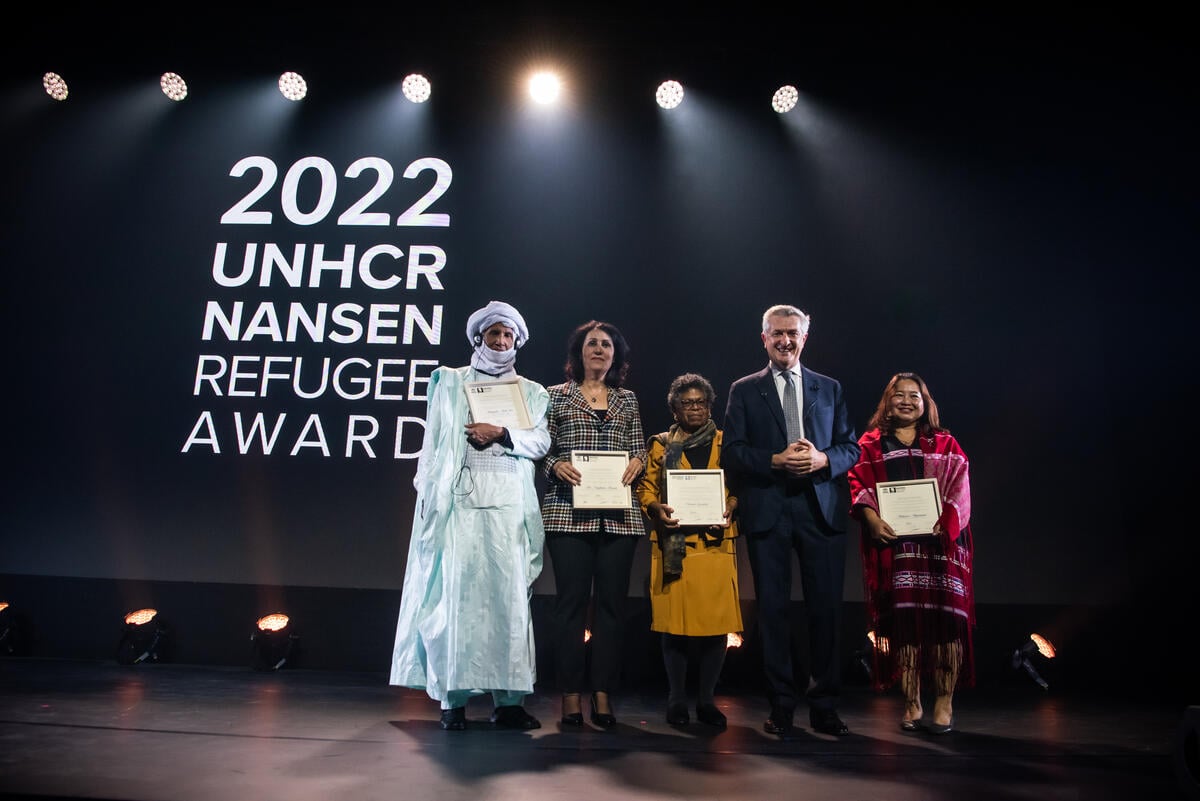 Switzerland. 2022 UNHCR Nansen Refugee Award ceremony