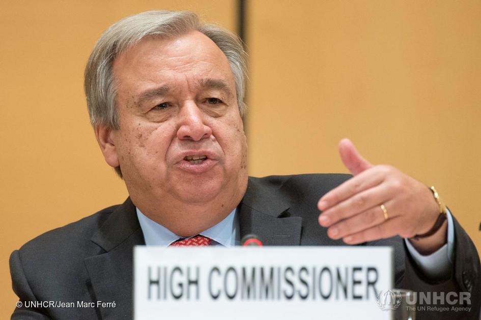 Verklaring van de Hoge Commissaris voor de Vluchtelingen van de Verenigde Naties, Antonio Guterres, over de Vluchtelingencrisis in Europa