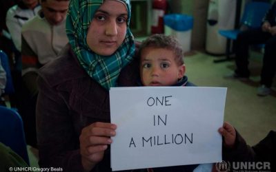 Aantal Syrische vluchtelingen overschrijdt 1 miljoen