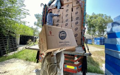 UNHCR ontvangt grote donatie van Unilever in de strijd tegen het coronavirus