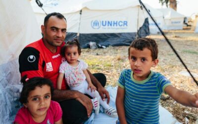 UNHCR schaalt onmiddellijke opvang voor asielzoekers op Moria op; dringt aan op lange termijn oplossingen om de overbevolking op Griekse eilanden aan te pakken