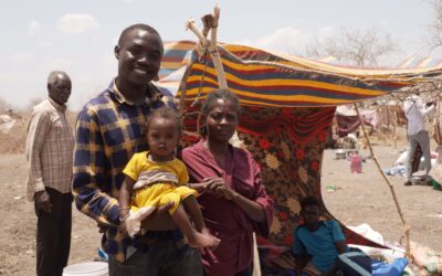 Soedanese vluchtelingen op de vlucht voor conflict vinden veiligheid in Zuid-Soedan