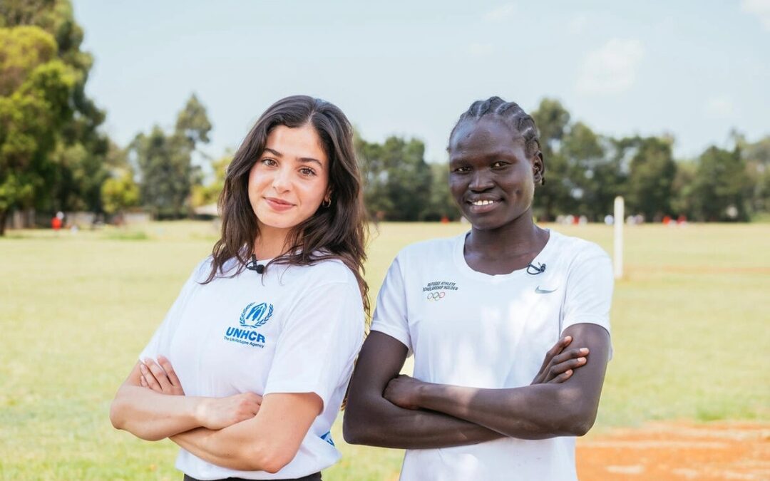Yusra Mardini, athlète olympique et ambassadrice de bonne volonté du HCR, lance un appel en faveur de l’accès au sport pour les réfugiés