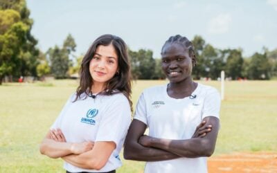 Yusra Mardini, Olympisch atlete en Goodwill Ambassadeur van UNHCR, roept op tot toegang tot sport voor vluchtelingen