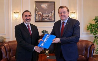 Mr. Erol Arduç presented his credentials to the Foreign Minister of Belarus H.E. Sergei Aleinik as the new UNHCR Representative in Belarus