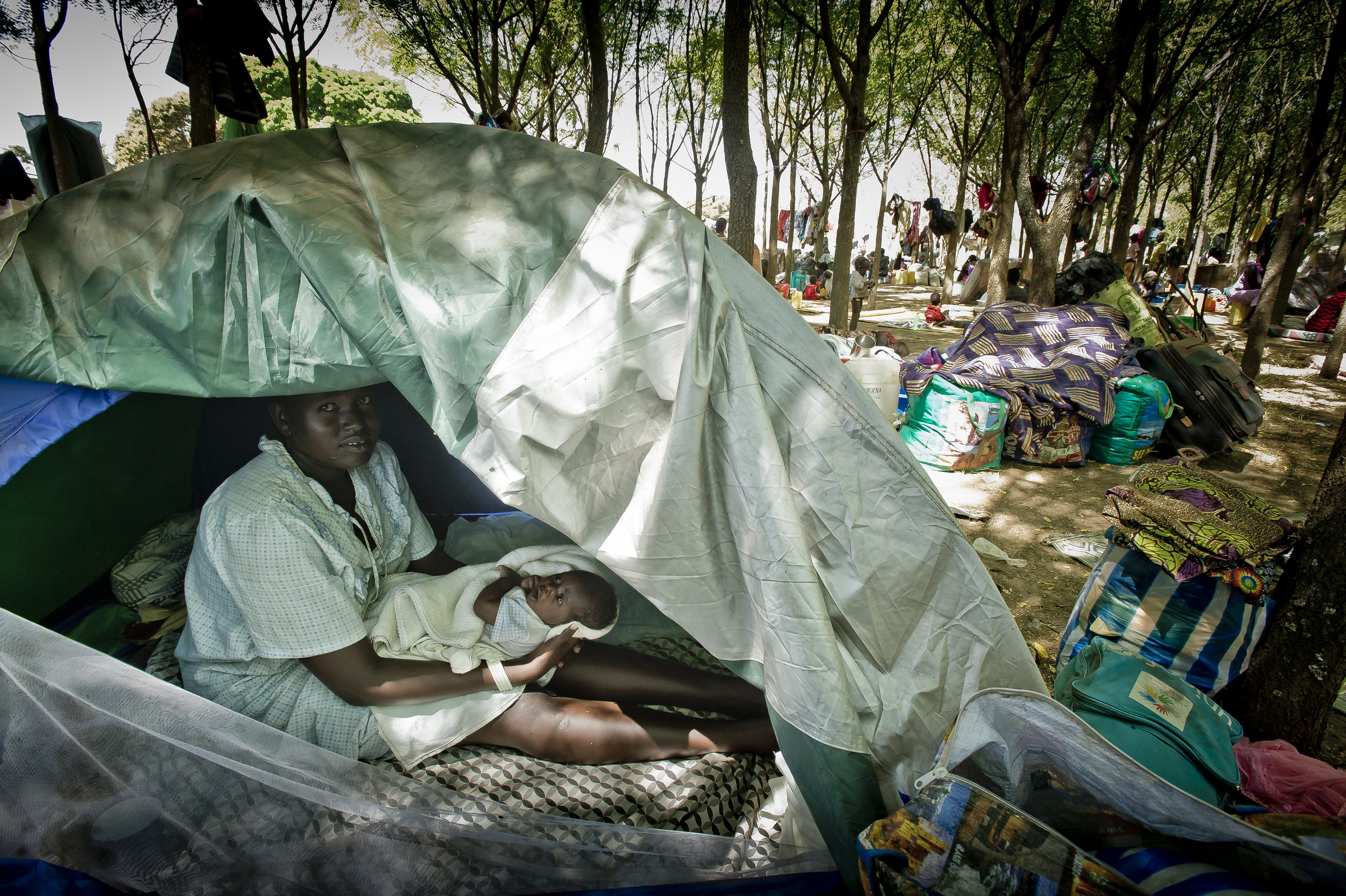 在逃难中出生:南苏丹母亲以此经历为孩子们命名