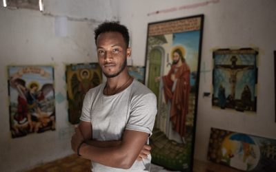 艺术为在利比亚的厄立特里亚难民带来了安慰和希望