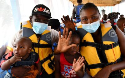 自新冠肺炎疫情爆发以来首批中非难民从刚果民主共和国返回祖国