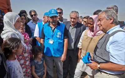 Οι επικεφαλής της Υ.Α. και του WFP εξαίρουν την πολιτική των ανοικτών συνόρων για τους Σύρους πρόσφυγες στην περιοχή του Κουρδιστάν
