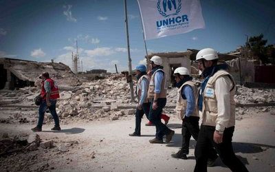 Η Υ.Α. και η Συριακή Αραβική Ερυθρά Ημισέληνος μεταφέρουν βοήθεια στο Χαλέπι