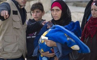 Διανομή ανθρωπιστικής βοήθειας σε εκατοντάδες Λιβανέζους και Σύρους από το Arsal