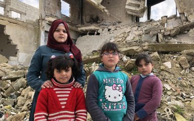Syrian family come home to a town ravaged by war