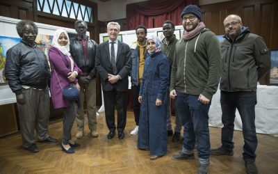 المفوض السامي للأمم المتحدة لشؤون اللاجئين يختتم اليوم الأول من الزيارة الرسمية لمصر