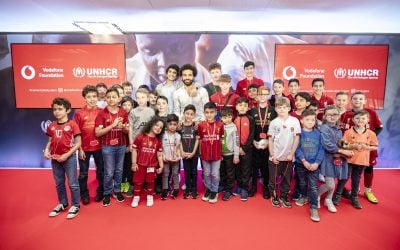 Mohamed Salah joins up with Vodafone and UNHCR as first Instant Network Schools Ambassador