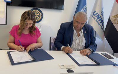 UNHCR, Rotary Egypt Sign Cooperation Agreement