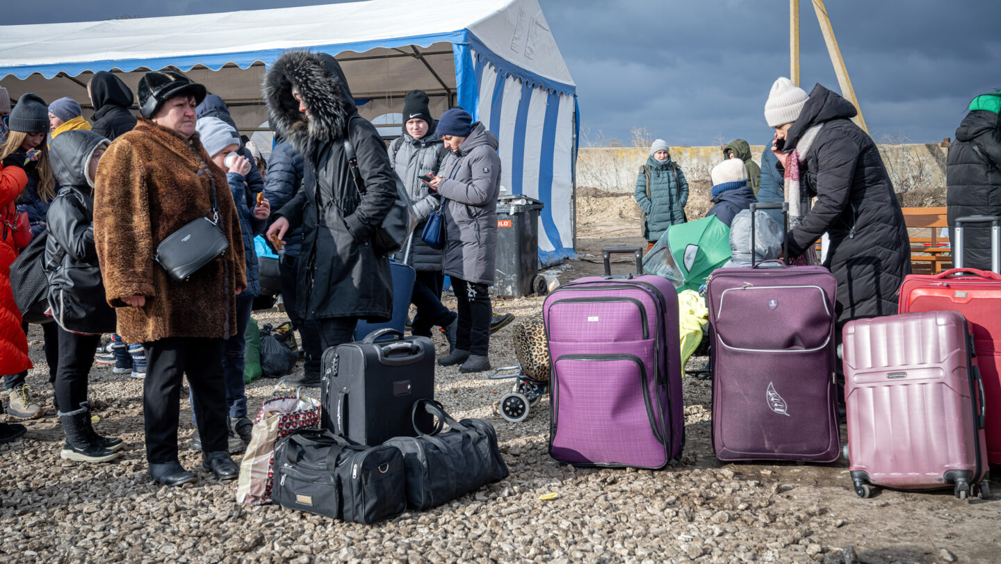 Romania. UNHCR helps people fleeing Ukraine move on from Moldova to safety in Romania