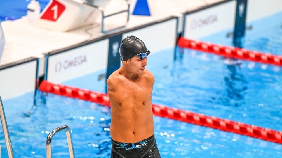 Mohammad Abbas Karimi competes in the Tokyo 2020 Paralympic Games as part of the IPC Refugee Paralympics Team. © James Varghese/IPC