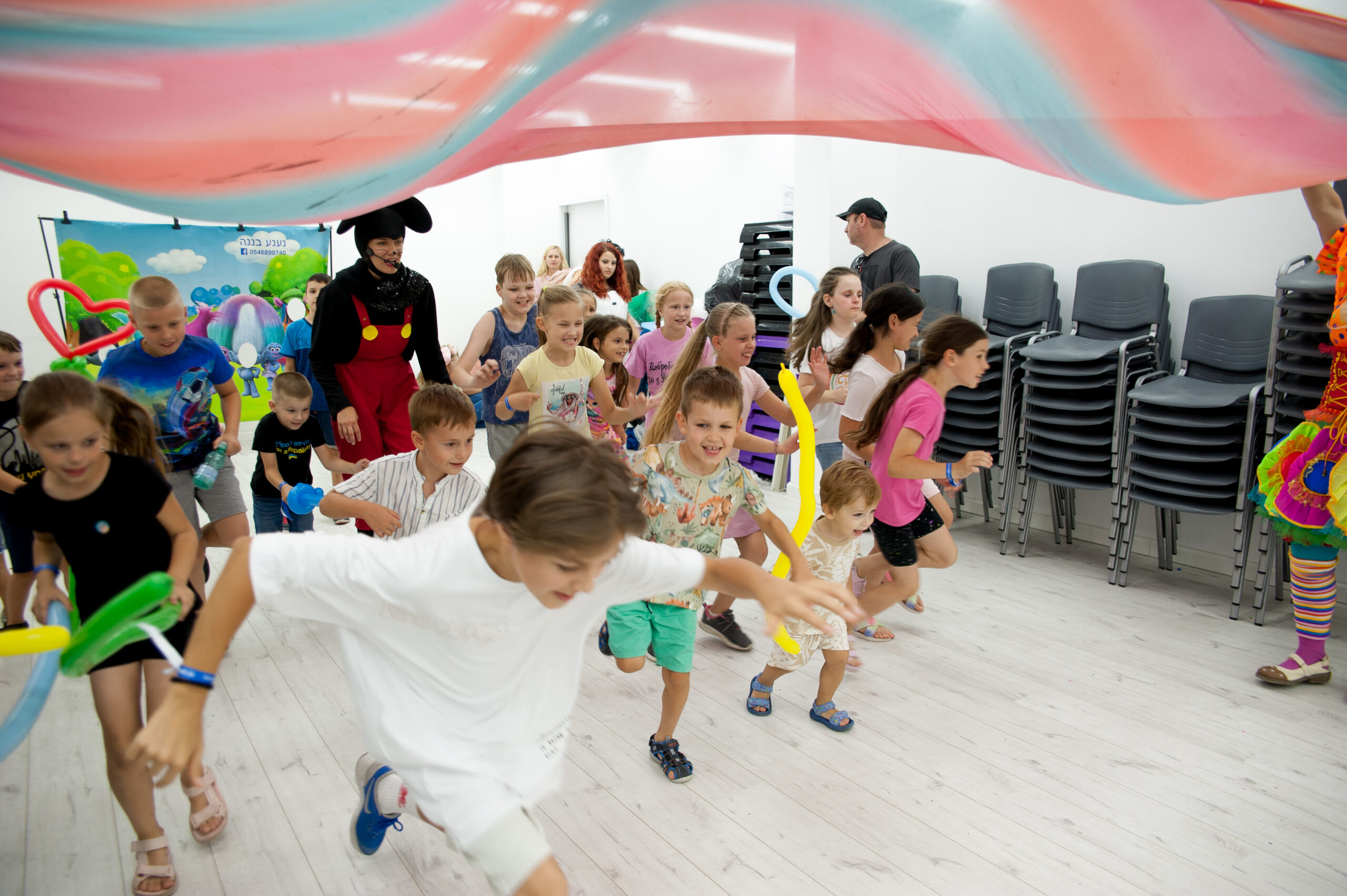 children at the Ukrainian Culture celebration in Be'er Sheva