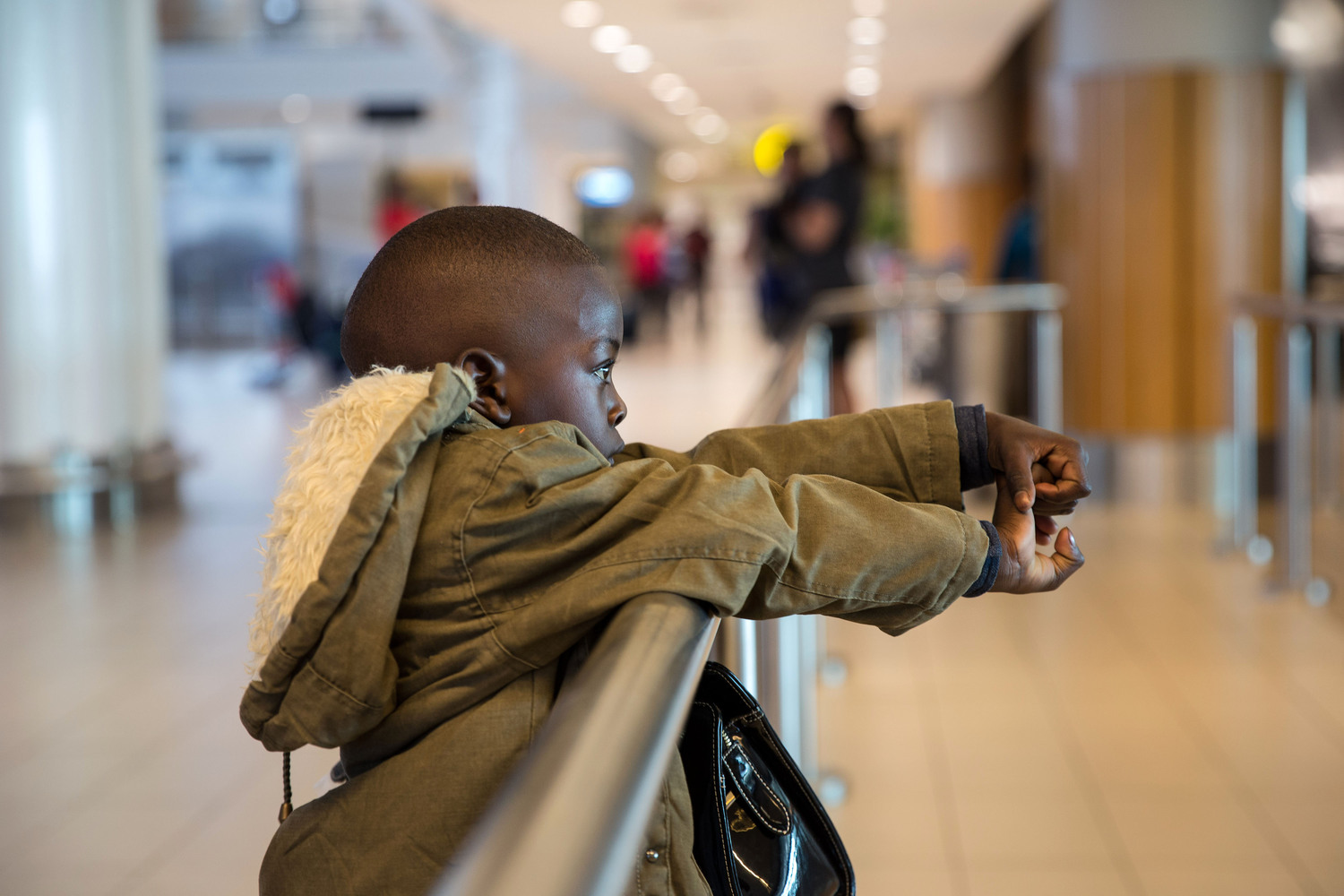 South Africa. Congolese refugees resettled to France