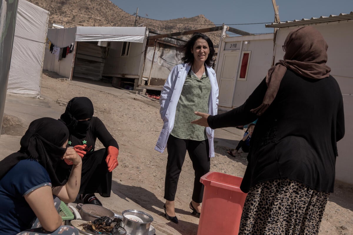 Iraq. Iraqi gynaecologist honoured for aiding Yazidi survivors to recover