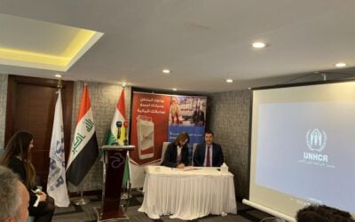 UNHCR and AsiaHawala launch partnership and winter fundraising campaign to support displaced people and refugees in Iraq
