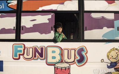 Il “Fun Bus” di Beirut: una pausa dal lavoro di strada per i bambini rifugiati