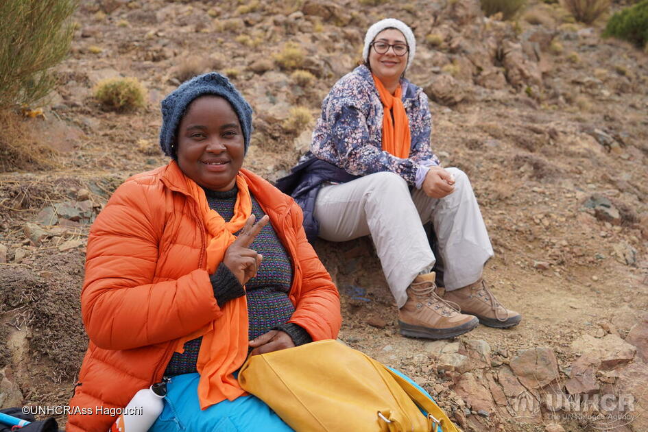 Marocco. Donne rifugiate scalano il Toubkal.
