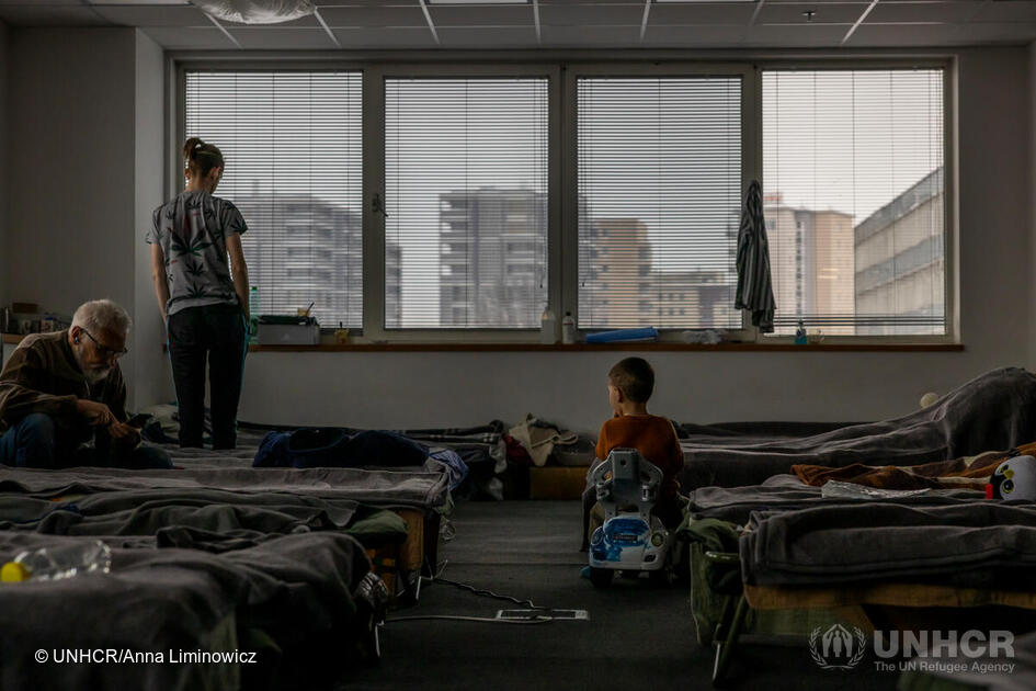 Poland. Refugees from Ukraine at the Kapelanka hostel