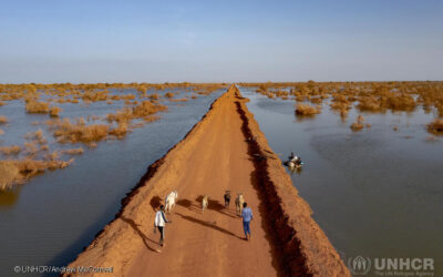 COP29: un rapporto dell’UNHCR rivela che il cambiamento climatico è una minaccia crescente per le persone già in fuga da guerre, violenze e persecuzioni