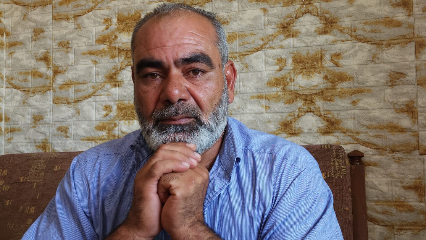 Jordan. Mohammad Al Ghazali, 47 year-old Syrian refugee in Jordan and former taxi driver.