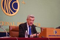 フィリッポ・グランディ国連難民高等弁務官、東京の会見で訴える