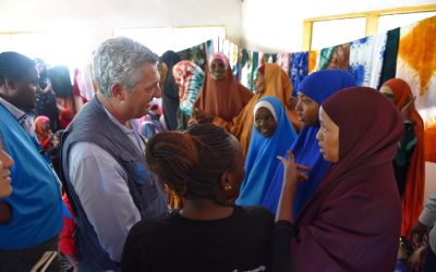 UN Refugee Chief in Dadaab Camps, reassures refugees, returnees and host community of UNHCR’s support