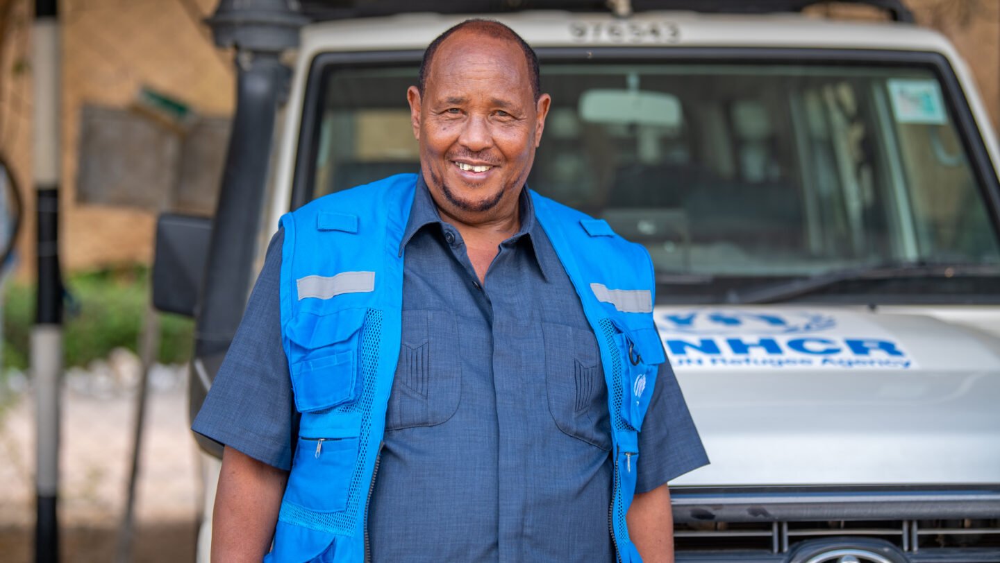 Kenya. Ahmed Abdinoor aka Kimbo retires from UNHCR after 32 years of serving as a driver working at Sub-office Dadaab. Transport. UNHCR driver. Truck driver.