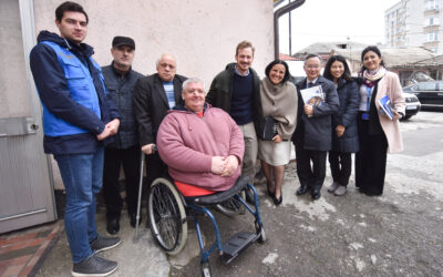 Japonia și UNHCR sprijină Asociația Obștească Societatea Invalizilor din Republica Moldova cu echipament modern