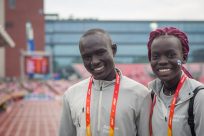 Unga flyktingidrottare tävlar på världsmästerskap i Finland