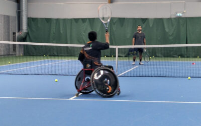 “When I play, I feel happy” – Wheelchair tennis helps refugees integrate in Sweden