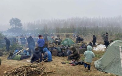 Noodhulp voor asielzoekers en migranten aan de grens tussen Wit-Rusland en Polen