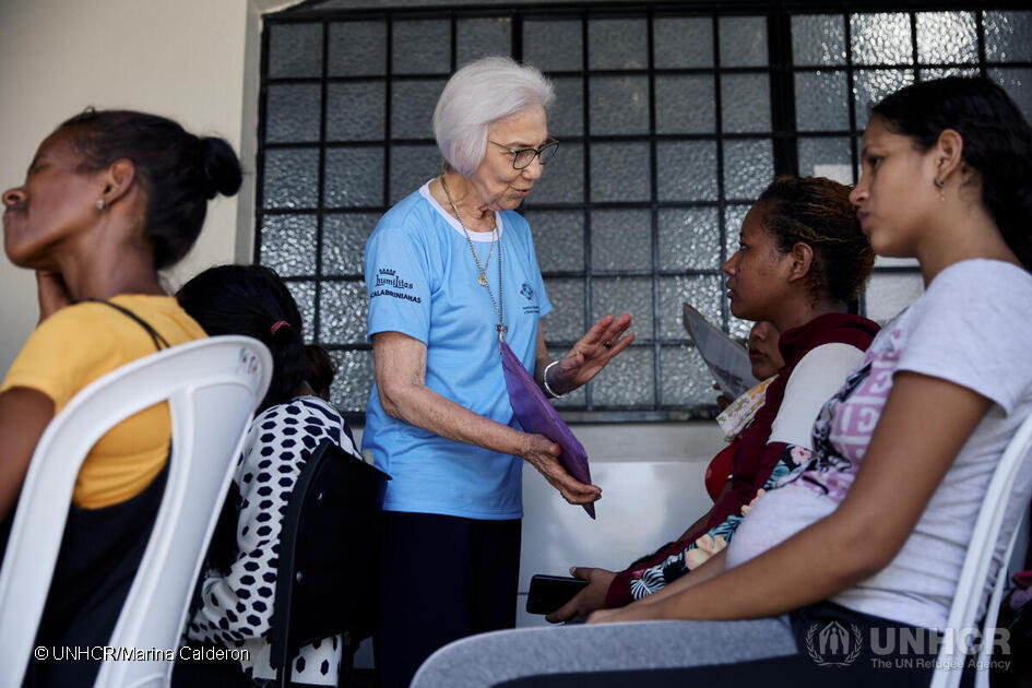 Brazil. UNHCR Nansen Refugee Award, 2024 Global Laureate, Sister Rosita Milesi, honoured for decades-long dedication to helping people forced to flee