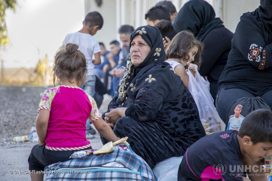 Iraq. UNHCR distributes aid to refugees fleeing north-east Syria