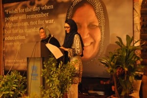 Speakers pay rich tributes to Aqeela Asifi – winner of Nansen Refugee Award