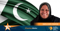 UNHCR pays tributes to Afghan refugee teacher who makes it to the Top 10 finalists for the Global Teacher Prize