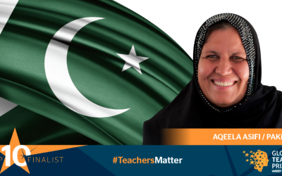 UNHCR pays tributes to Afghan refugee teacher who makes it to the Top 10 finalists for the Global Teacher Prize