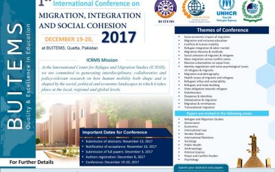 First ICRMS will be held in Quetta in December